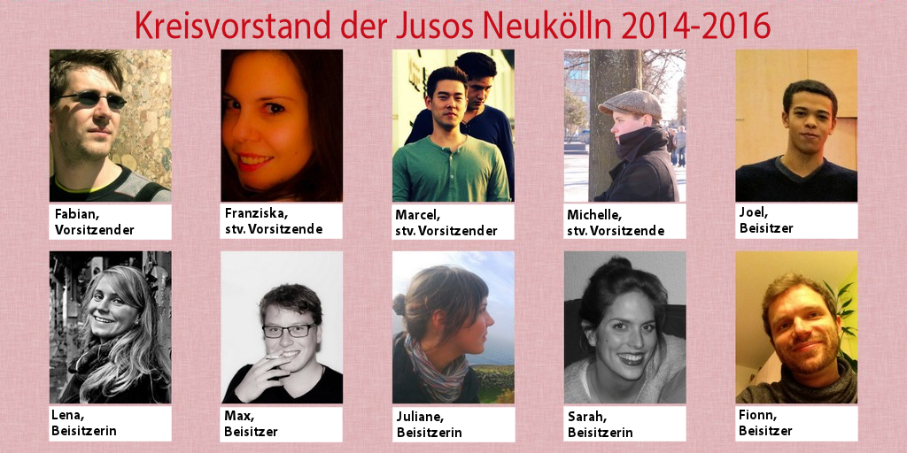Vorstand der Jusos Neukölln 2014